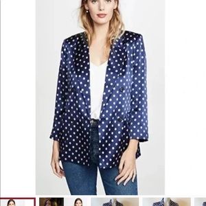 L’Agence silk blazer